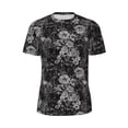 thumbnail image 5 of Wukai Rose Flowers Print Men's Short-Sleeved Mesh T-Shirt,Quick-Dry Short Sleeve Workout T-Shirt-X-Large, 5 of 8