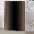 thumbnail image 5 of Fabric Shower Curtain Ombre Abstract Gradient Brown Black Shower Curtains with 12 Hooks Waterproof Machine Washable Bath Curtains for Bathroom, 54 x 78in, 5 of 6