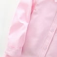 thumbnail image 5 of Kids Cotton Shirt for Boys, Long Sleeve Button Down with Puppy Embroidery, Casual & Dress School Shirt, Pink, Sizes 3-16 Years,Size 15-16 T, 5 of 7