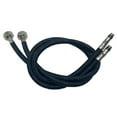 thumbnail image 2 of Milaget 2Pcs Solid Brass Faucet Connector Braided Supply Hose 3/8-Inch Female Thread M10 70cm, 2 of 7