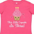 thumbnail image 4 of Inktastic 3rd Birthday Cupcake Girls Cute Girls Toddler T-Shirt, 4 of 5