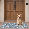 thumbnail image 4 of Pioneer Flower Floral Print Pattern Door Rugs,Washable Non Slip Door Mats Indoor,Decorative Door Mats,Entry Mat Indoor for Entrance,Bedroom,Kitchen,Bathroom,16"x47", 4 of 6