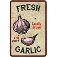 thumbnail image 1 of Fresh Garlic Kitchen Vintage Look Chic 8 x 12 Matte Finish Metal 108120020055, 1 of 1