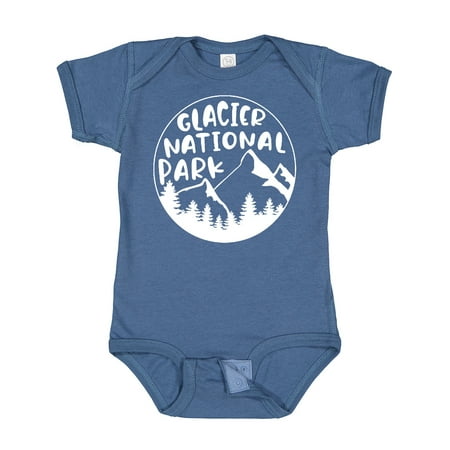 

Inktastic Glacier National Park Montana Mountains Gift Baby Boy or Baby Girl Bodysuit