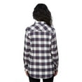 thumbnail image 2 of Burnside Women's Yarn-Dyed Long Sleeve Flannel Shirt, 2 of 3