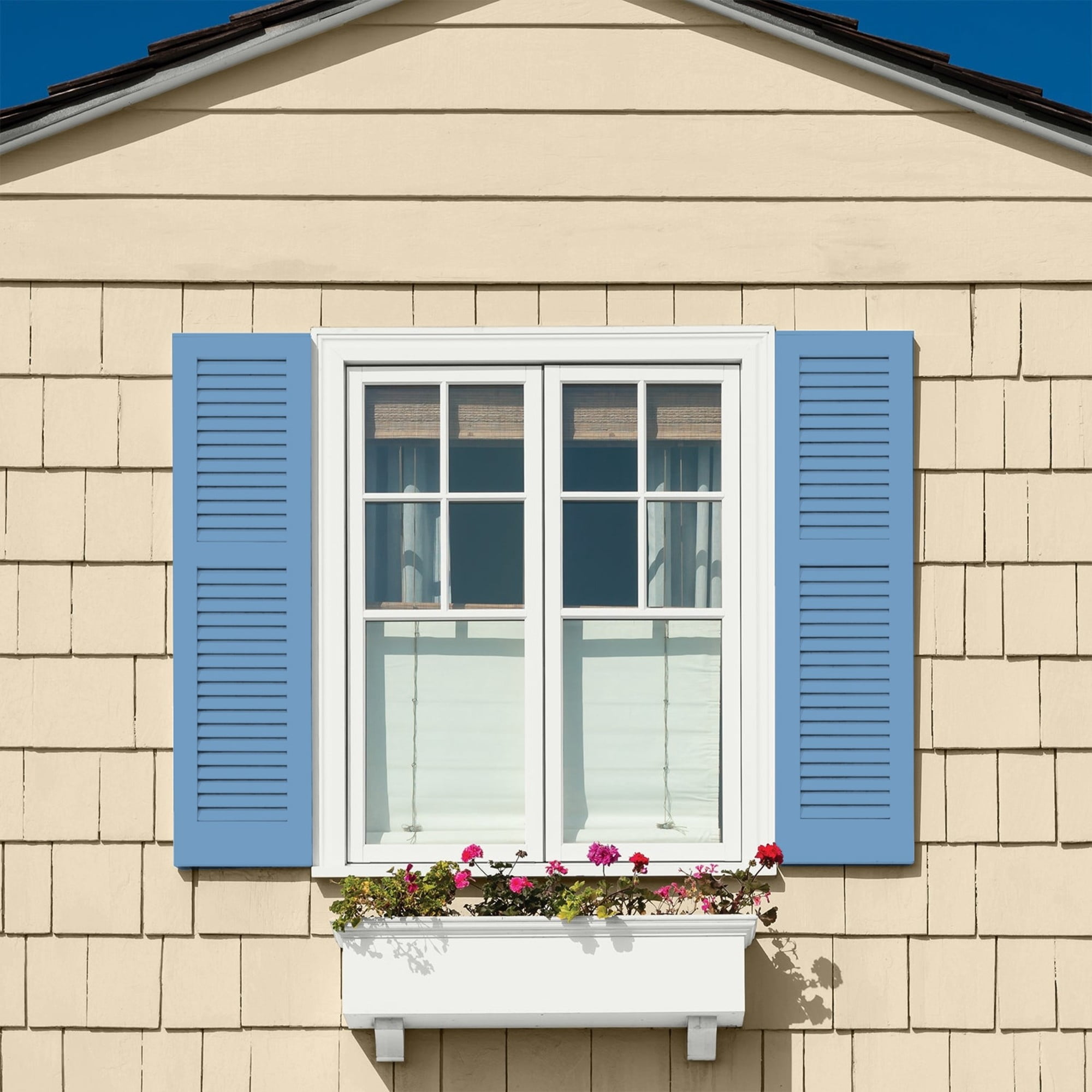 Glidden High Endurance Plus Blue Promise Semi Gloss Exterior Paint and Primer, 1 Quart