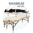 thumbnail image 3 of GreenLife® 2-Section 5" Luxury Aluminum Super Stable Portable Massage Table - MTA122, 3 of 4
