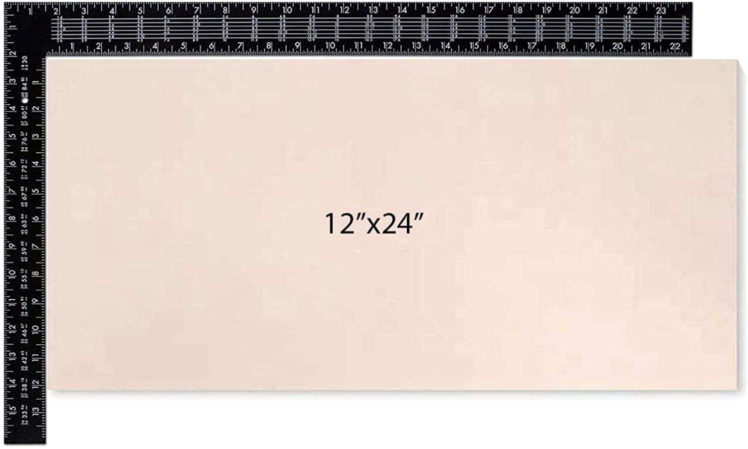 Import Tooling Craft Leather 11/12 oz. Thick Pre-Cut 12"x24" Veg Tan 4.4mm 