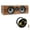 Walnut, variant on Polk Audio Reserve R400 Center Channel Speaker Cable Bundle (Black)