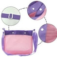 thumbnail image 4 of Beach Bag for Kids Beach Mesh Bag Reusable Mesh Bags Toy Organizer Bags Small Mesh Bag Large Toy Storage Bags (Pink), 4 of 6