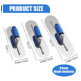 thumbnail image 4 of 3PCS Stainless Steel Pool Trowel Set (16inch/14inch/12inch) Flat, 4 of 5