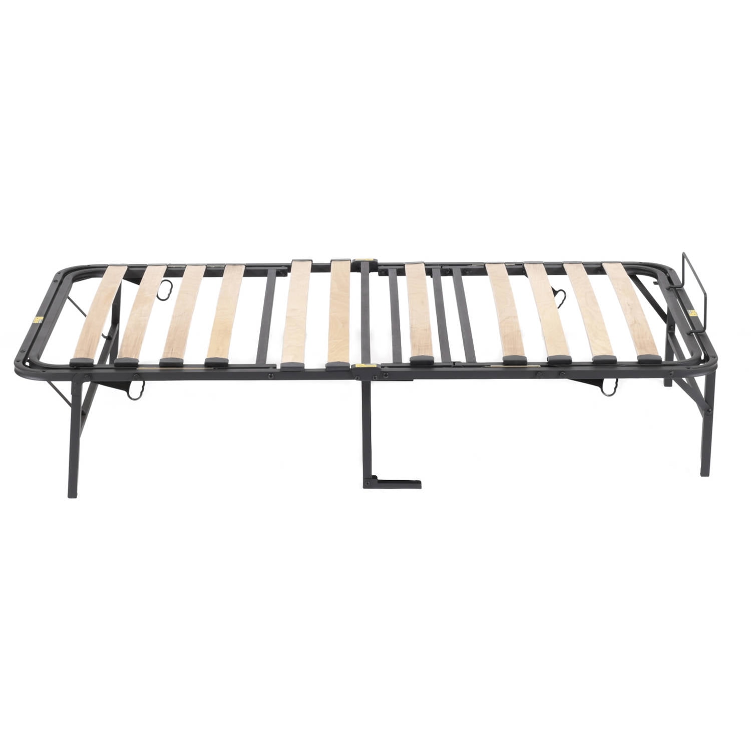 Home Garden Bed Frame Adjustable, Wooden Slat Simple Base Bed Frame Pragma Bed