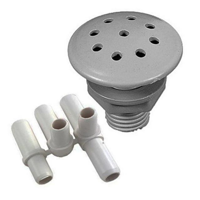 0.37 in. Barb Multi-Body Air Injector, Gray