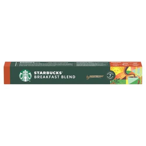 Starbucks by Nespresso Breakfast Blend Pods, 10 pods per pack, British Import (Pack of 3)