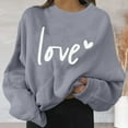 thumbnail image 2 of Durtebeua Lightweight Raglan Sleeve Sweatshirt Women Casual Sweatshirt Fashion, 2 of 4