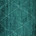 thumbnail image 1 of Ahgly Company Machine Washable Indoor Square Oriental Turquoise Blue Industrial Area Rugs, 8' Square, 1 of 4