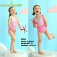 thumbnail image 2 of Younger Tree Baby Girl One-Piece Swimsuits Kid Summer Beach Sleeveless Bathing Suit for 18-24M, 2 of 6