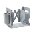 thumbnail image 1 of Bookend Adjustable Desktop Book Storage Holder Plastic Foldable Pen Plastic Bookend Organizer; Desktop Stationery Organizer, Gray, 1 of 9