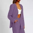 thumbnail image 4 of Timegard Blazer Jackets for Women Open Front Long Sleeve Button Work Office Casual Suit Jacket with Pockets, 4 of 5
