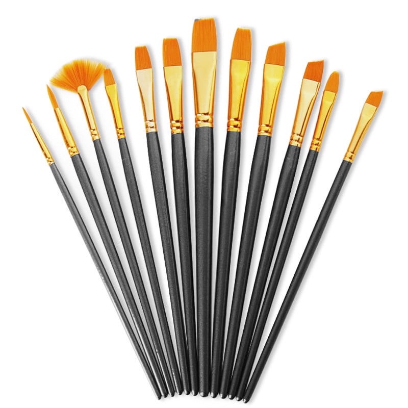 Professional Artist Paint Brush Set of 12, Painting