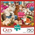 thumbnail image 1 of Buffalo Games Le puzzle Cats Series Sewing Kittens en 750 pièces, 1 of 5