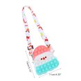 thumbnail image 4 of Papá Noel Para Autismo, Necesidades Especiales, Aliviador De Estrés, Juguete Sensorial De Burbuja De Empuje, Bolsa Cruzada De Silicona Para Niños Y Adultos Sweethay HA046212-03, 4 of 6