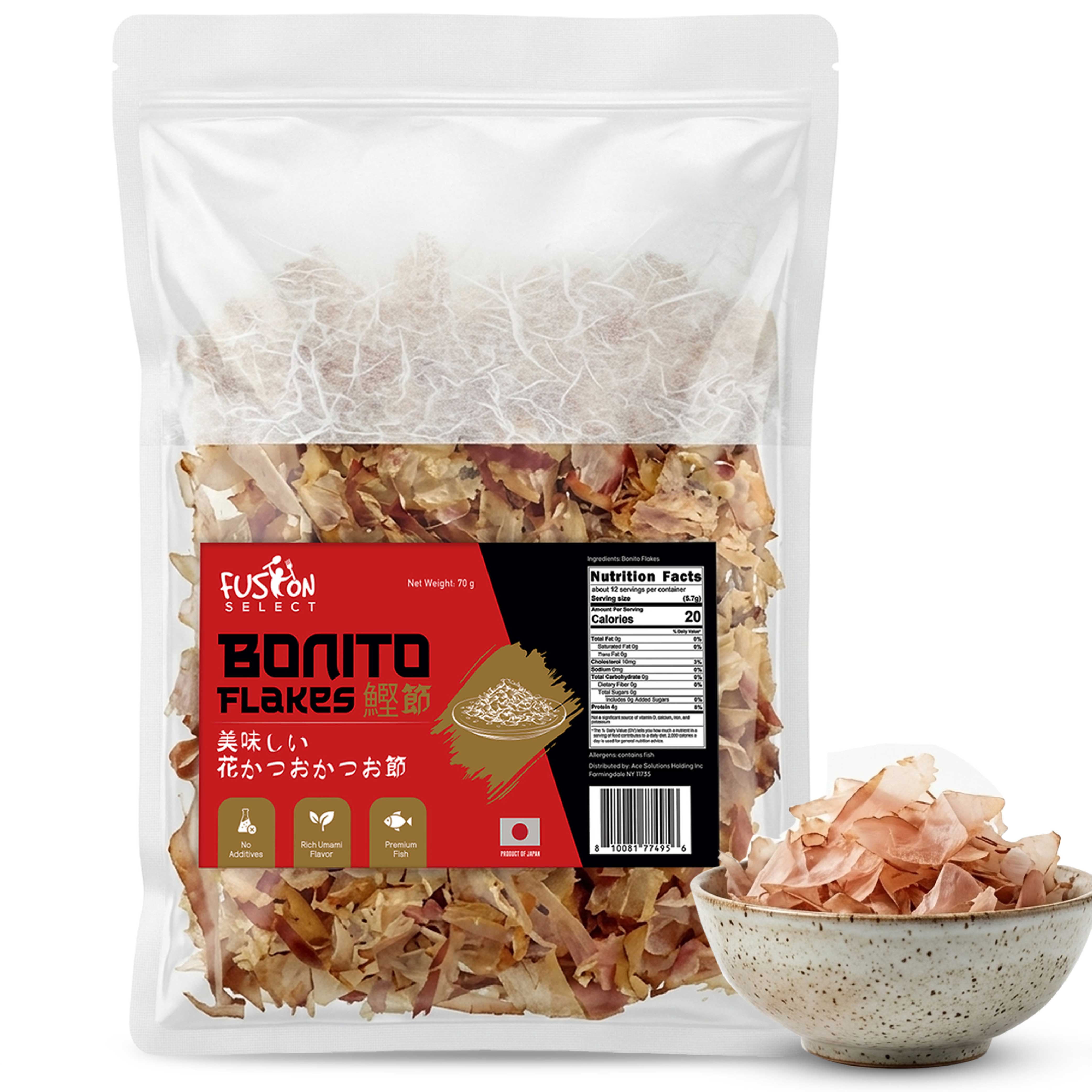 Dried Bonito Shavings Katsuobushi Pack Soft 5 Individual Packets