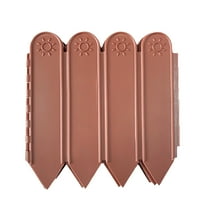 Guozer Garden Border Fencing 10PCS Garden Edging Fence Grass Flowerbeds Plant Borders Decorative Scenery Road Panels Weather Proof Plastic Garden Fence