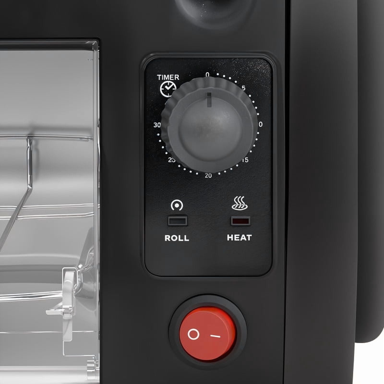 Elite Cuisine EHD155 Hot Dog Roller and Toaster Oven