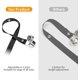 thumbnail image 4 of Dog Doorbell for Training, Adjustable Puppy Doorbells Premium Doggy Train Tools Pet Supplies with 7 Loud Doorbells & 3 Snaps for Small, Medium, Large, 4 of 5