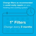 thumbnail image 5 of Filtrete 20x20x1, AC Furnace Air Filter, MPR 1500, Healthy Living Ultra Allergen, 4-Pack, 5 of 6
