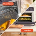 thumbnail image 4 of bella 6-Slice Air Fry Toaster Oven with 7 Preset Cooking Options and EverGood™ Nonstick Coated Trays, Plum, 4 of 8