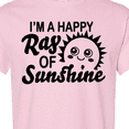 thumbnail image 4 of Inktastic Im a Happy Ray of Sunshine with Happy Sun T-Shirt, 4 of 5