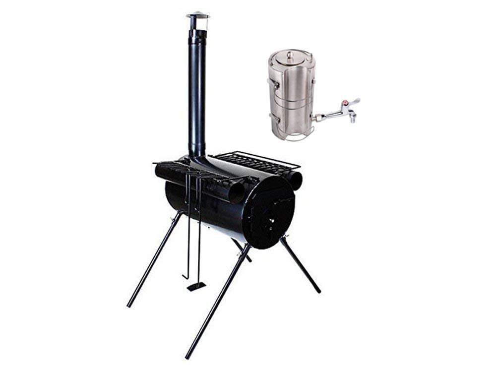 Portable Military Camping Wood Cooking Ice Fishing Cook Stove Tent