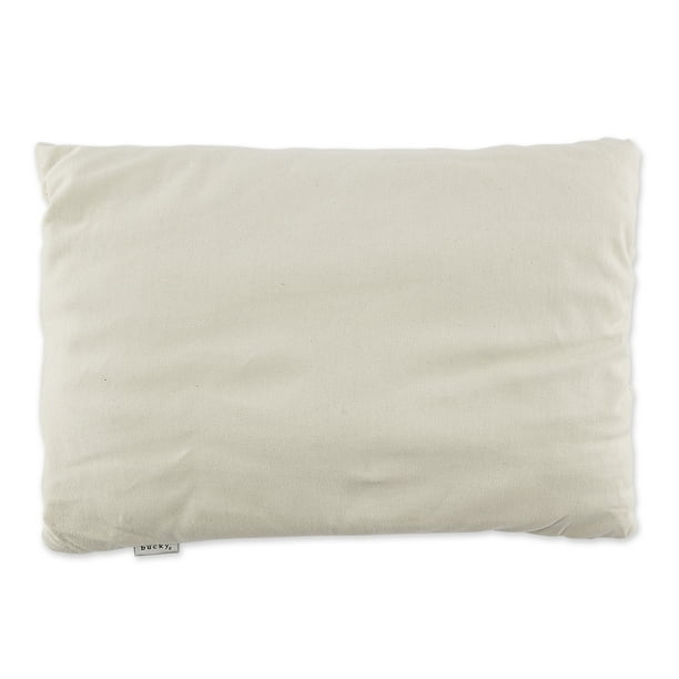 Bucky Organic Bed Pillow, All Natural Buckwheat Hulls, Adjustable