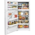 thumbnail image 3 of Hotpoint 15.6 Cu. Ft. Freestanding Top Freezer Refrigerator with LED Lighting in White HPE16BTNLWW, 3 of 3