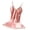 Pink, variant on Miorin Under $5 Women's Nightshirt Lace Trim Silk Slip Sleepwear V Neck Negligee Lingerie Short Nightwear, Black Nightgowns & Sleepshirts,