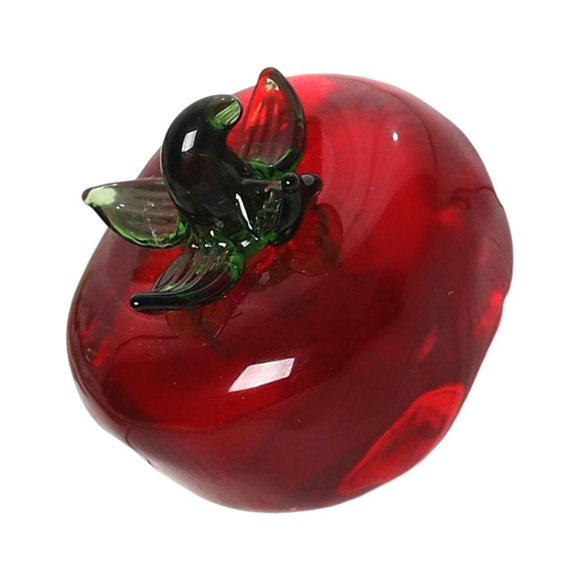 veasfak Creative Statue Figure Ornament Collectibles Crafts Sculpture Artwork for Office Tomato Diameter 6cm