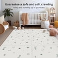 thumbnail image 5 of PIGLOG Baby Play Mat, 72"x48" Extra Large Foam Floor Mat, 6-Piece Interlocking Tiles with Joy Pattern, Waterproof & Easy to Clean Crawling Mat for Indoor Outdoor Nursery, Playroom, 5 of 6
