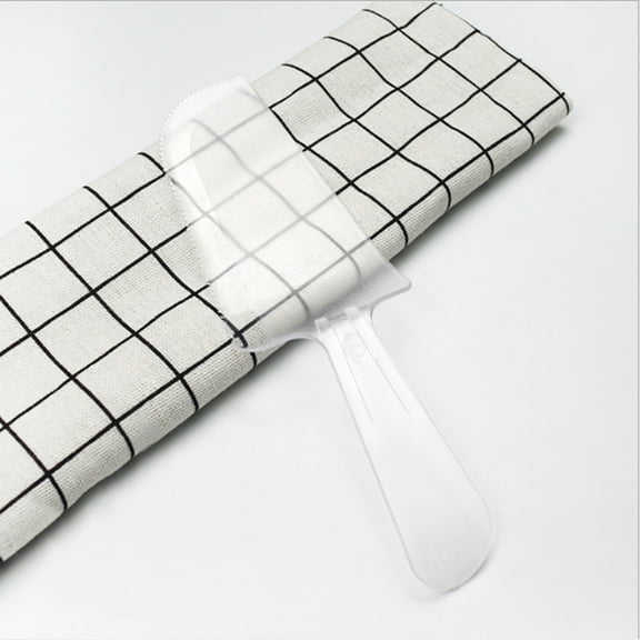 Set of 10 Clear Serrated Edge Dessert Cake Disposable Partyware Plastic Knife