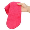 thumbnail image 4 of Facial Cleansing Towel, Multi-functional Rose Red Reusable 38 X 16cm Makeup Remover Cloth  For Most Skin Types For Remover For Makeup Cleaning, 4 of 8