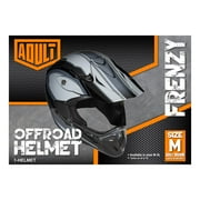 (2 pack) Fuel Helmets Adult Frenzy MX Off Road Helmet Black Graphic - Med