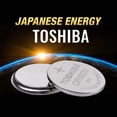 thumbnail image 3 of Toshiba CR1620 Pile à Pièces au Lithium 3V Lot de 5, 3 of 5