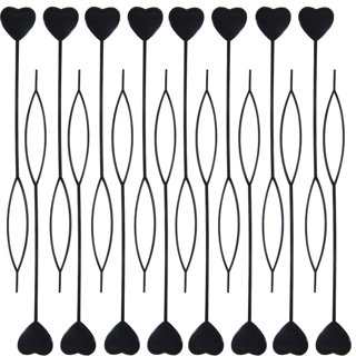 6PCS Quick Beader for Loading Beads Automatic Hair Beader Hair Styling  Accessories Plastic Magic Topsy Tail Hair Braid Ponytail Styling Maker  (Black)