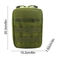 thumbnail image 3 of Multi Functional Storage Bag Nylon Material Waterproof Wear-resistants Breathable Suitable For Running Hiking And Cycling, 3 of 6