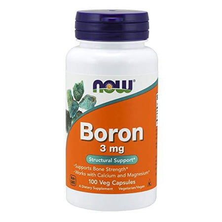 NOW Supplements  Boron 3 mg  100 Capsules