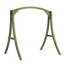 Ktaxon Heavy Duty Swing Frame, 1000lb Capacity A-Frame Stand for Indoor Outdoor Use, Olive Green