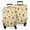 White Sunflower Leaf, variant on Black Sunflower Butterfly Pattern Luggage Cover Fashion Suitcase Cover Baggage Covers Fit 25-28 Inch Luggage (Go Travel)