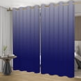 thumbnail image 6 of Nanqianyi Blue Ombre Blackout Curtains for Bedroom, Room Darkening Thermal Insulated Grommet Gradient Drapes for Living Room, 2 Panels, 42x84 inches, 6 of 10