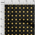 thumbnail image 2 of oneOone Viscose Jersey Black Fabric Block Craft Projects Decor Fabric Printed By The Yard 60 Inch Wide, 2 of 5